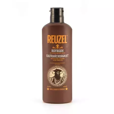 Reuzel Beard REFRESH No Rinse Beard Wash - suchy szamp. do brody 200ml